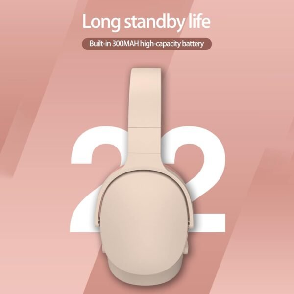 Over-ear foldable Bluetooth headset with intelligent noise cancellation - Image 4