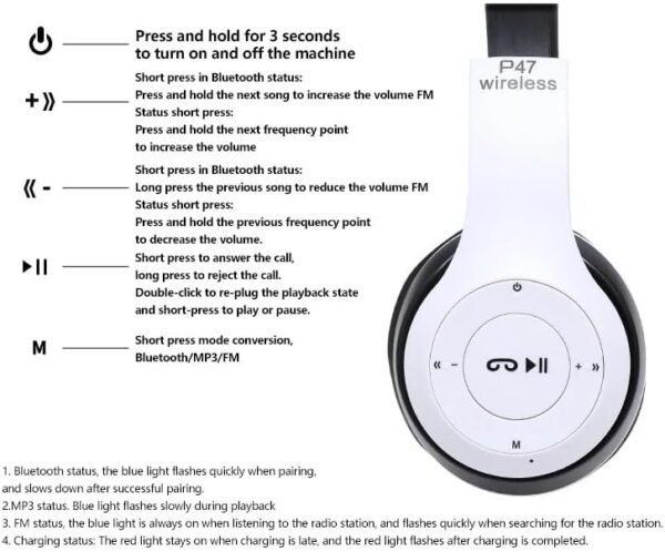 Upgraded hybrid noise reduction wireless Bluetooth headset - Image 3