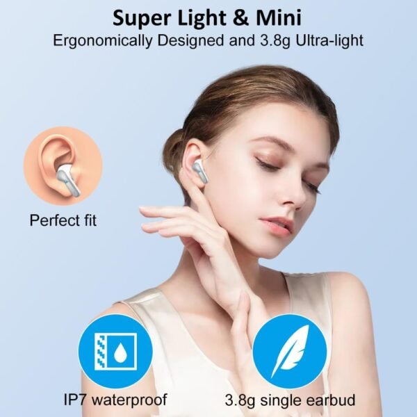 5.3 New 40H Bass Stereo Noise Cancelling Wireless Bluetooth Headphones - Image 6