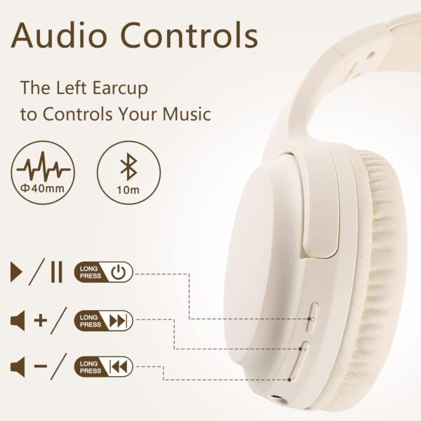 Wireless Bluetooth 5.3 Headphones with Mic - Image 11