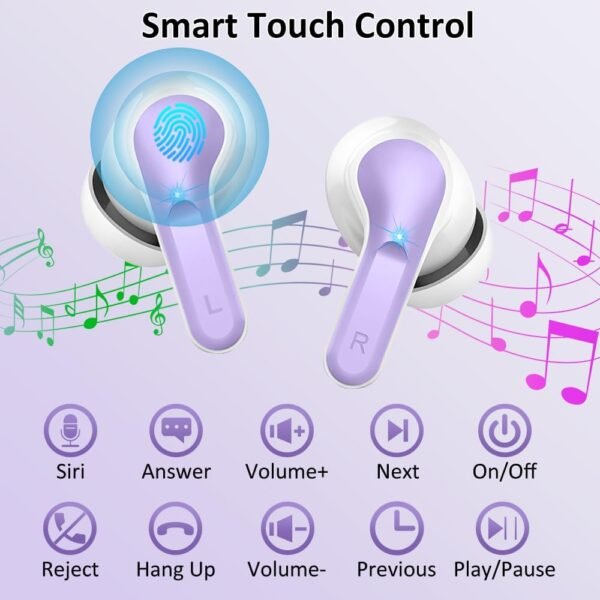 5.3 New 40H Bass Stereo Noise Cancelling Wireless Bluetooth Headphones - Image 24
