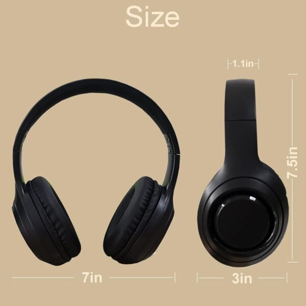 Hi-Fi Stereo Bluetooth Foldable Over-Ear Headphones with Built-in Microphone - Image 20