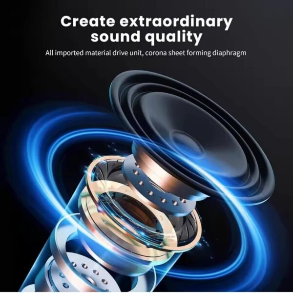 Wireless Bluetooth Headphones with Deep Bass Intelligent Noise Cancelling - Image 4