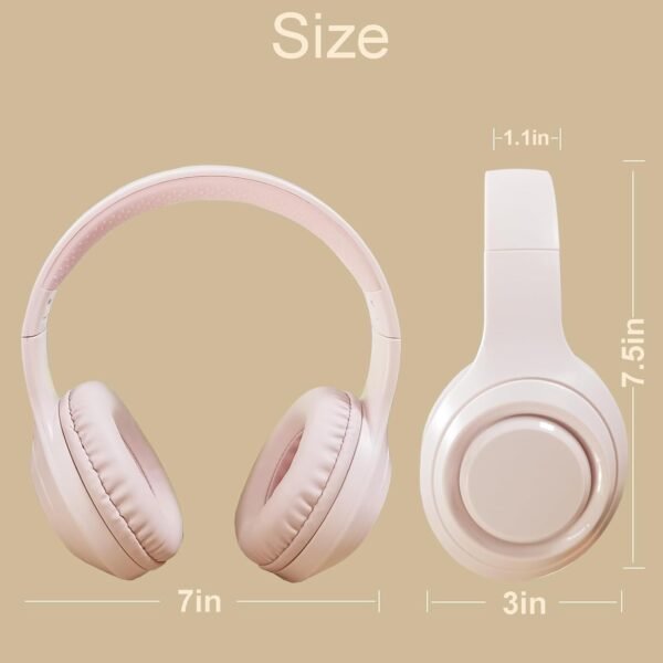 Hi-Fi Stereo Bluetooth Foldable Over-Ear Headphones with Built-in Microphone - Image 10