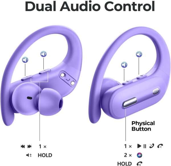 Bluetooth 5.3 waterproof heavy bass sports earphones - Image 18