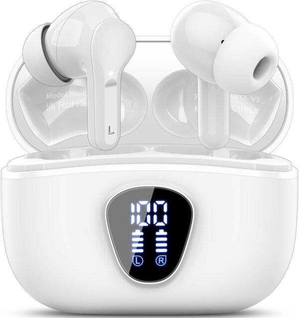 IP7 Waterproof Wireless Bluetooth Earphones with ENC Noise Cancelling Microphone - Image 15
