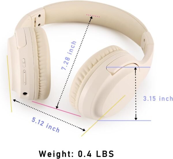 Wireless Bluetooth 5.3 Headphones with Mic - Image 9