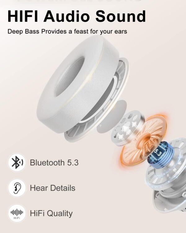 HiFi Stereo Wireless Bluetooth Headphones - Image 5