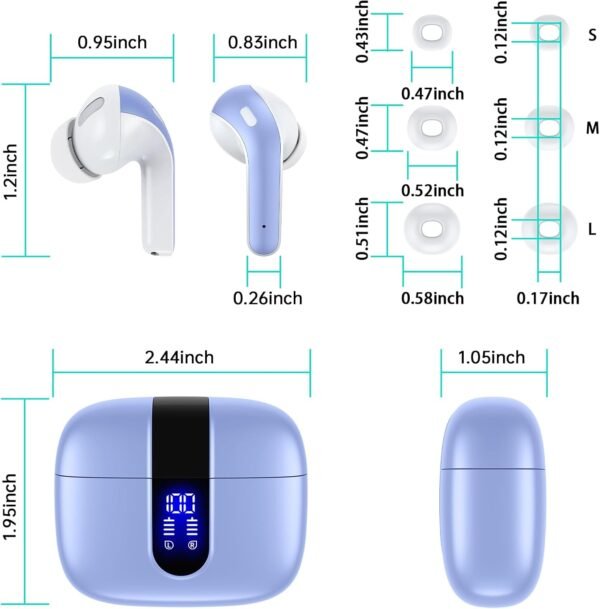 IPX5 Waterproof In-ear Wireless Bluetooth Headphones - Image 22