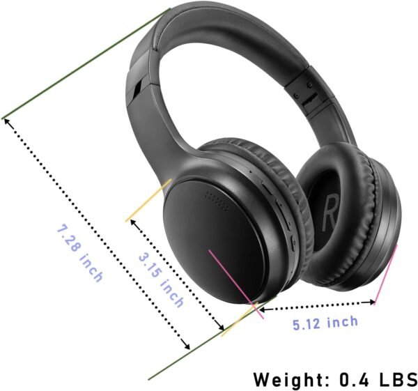 Wireless Bluetooth 5.3 Headphones with Mic - Image 2