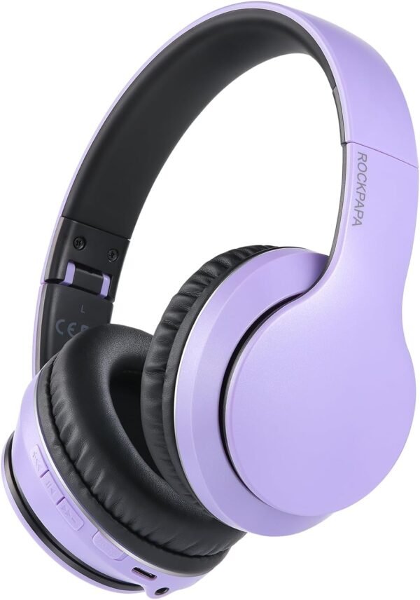 Foldable Wireless Earphones with Mic and Travel Case - Image 58