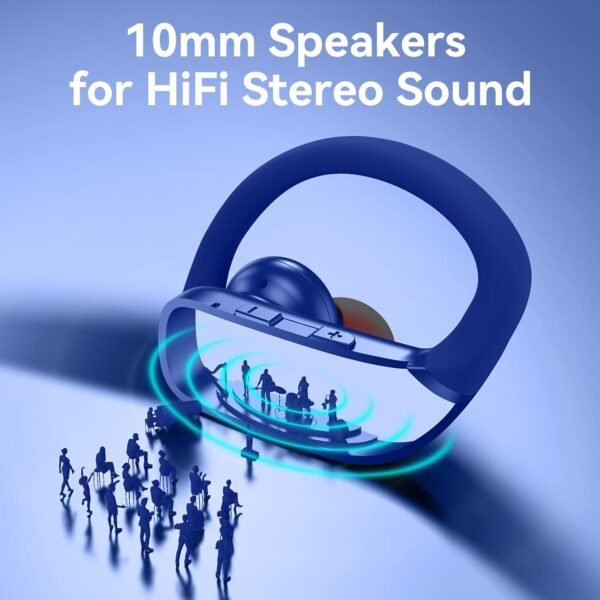 Wireless Bluetooth Headphones with LED Display and Ear Hooks - Image 17