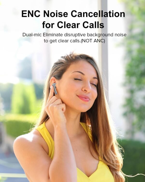 HiFi Stereo Call Noise Cancelling, IPX7 Waterproof Stereo In-Ear Headphones with LED Display - Image 12