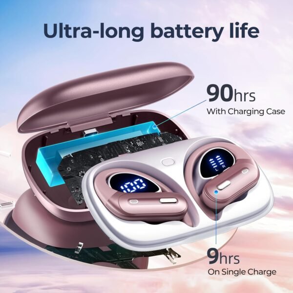 Bluetooth 5.3 waterproof heavy bass sports earphones - Image 11
