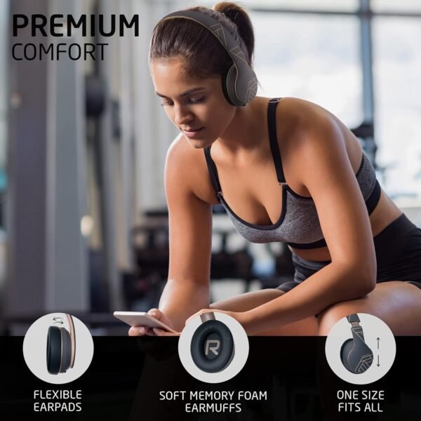 Foldable Wireless Bluetooth Over-Ear Headphones - Image 56