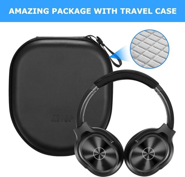 Active Noise Cancelling Deep Bass Hi-Fi Stereo Wireless Bluetooth Over-Ear Headphones - Image 6