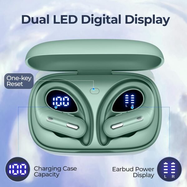 Bluetooth 5.3 waterproof heavy bass sports earphones - Image 2