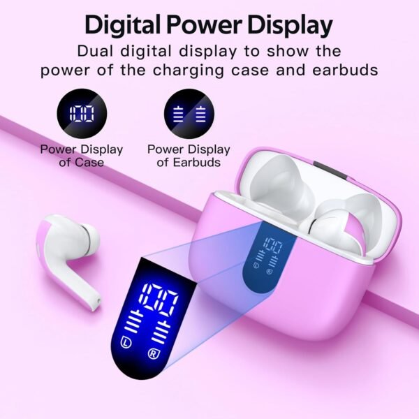 IPX5 Waterproof In-ear Wireless Bluetooth Headphones - Image 52