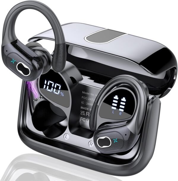 2025 Bluetooth Stereo Deep Bass, ENC Noise Cancelling Microphone, IPX7 Waterproof Earphones - Image 43