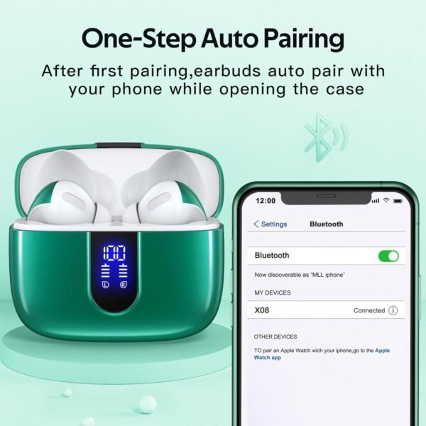 IPX5 Waterproof In-ear Wireless Bluetooth Headphones - Image 34