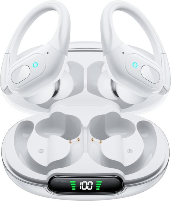 Bluetooth 5.3 Sweatproof Over-Ear Running Earphones with Ear Hooks - Image 19