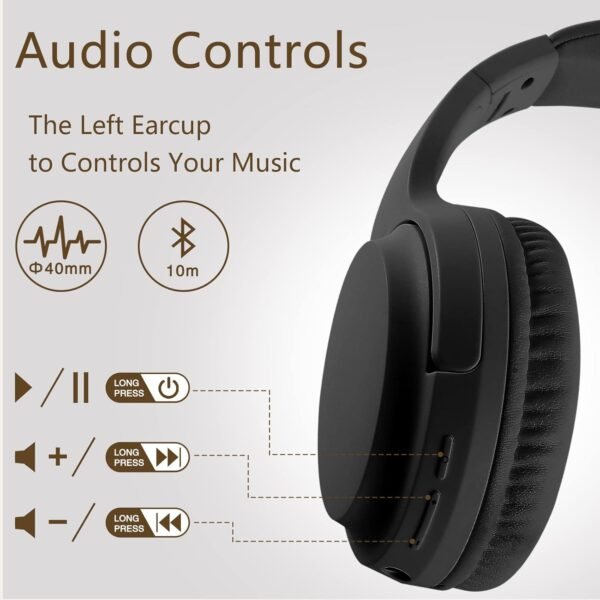 Wireless Bluetooth 5.3 Headphones with Mic - Image 24