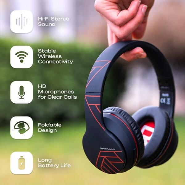 Foldable Wireless Bluetooth Over-Ear Headphones - Image 50