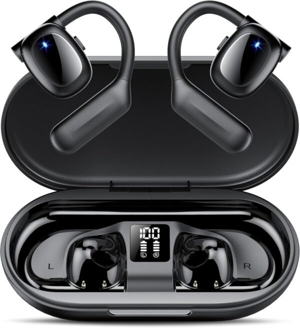 IPX5 Waterproof Open-Back Bluetooth 5.3 Earphones Built-in 4 Microphones with Ear Hook - Image 7