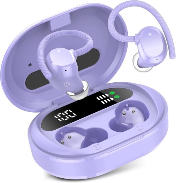 HiFi Stereo Bluetooth 5.3 In-ear Running Headphones with Earhook - Image 8