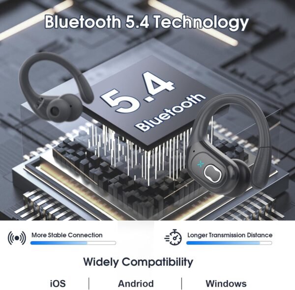 2025 Bluetooth Stereo Deep Bass, ENC Noise Cancelling Microphone, IPX7 Waterproof Earphones - Image 60