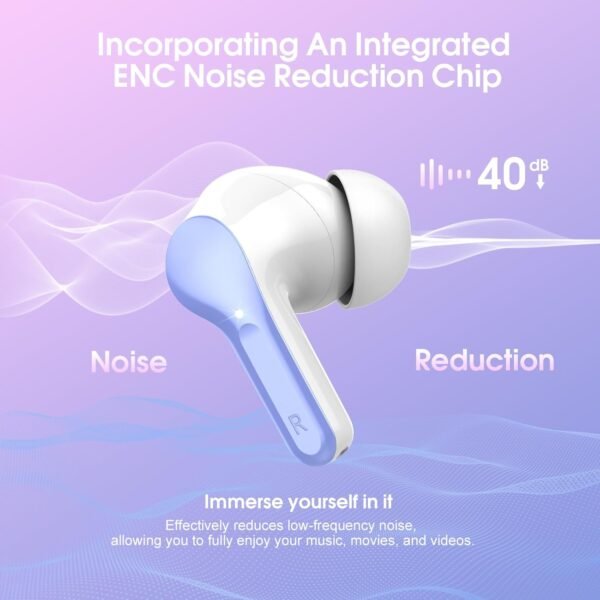 IP7 Waterproof Wireless Bluetooth Earphones with ENC Noise Cancelling Microphone - Image 10