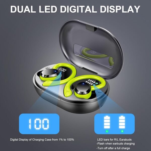 IP7 Waterproof with ENC Noise Cancelling Mic Bluetooth Earbuds - Image 41