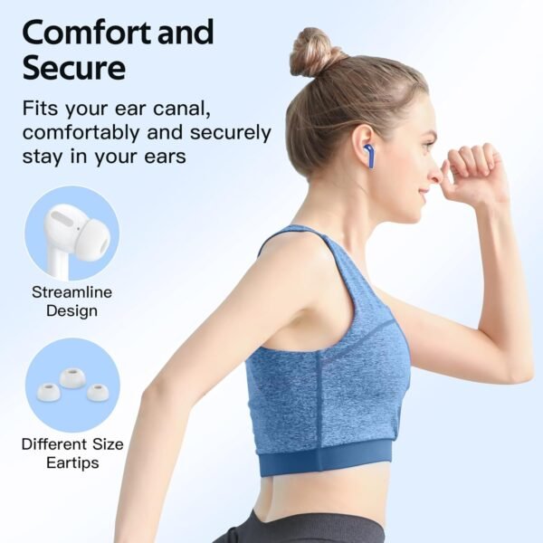 IPX5 Waterproof In-ear Wireless Bluetooth Headphones - Image 64