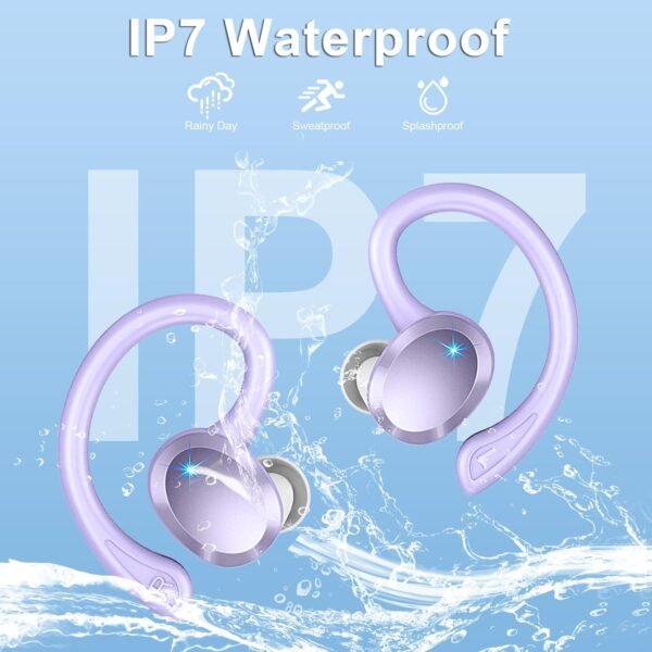 IP7 Waterproof with ENC Noise Cancelling Mic Bluetooth Earbuds - Image 13