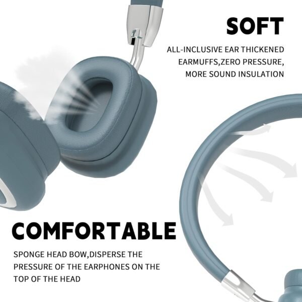 HiFi Stereo Foldable 5.3 Wireless Bluetooth Noise Cancelling Headphones - Image 16