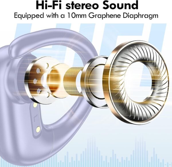 Wireless Bluetooth Over-Ear Headphones with Deep Bass - Image 26