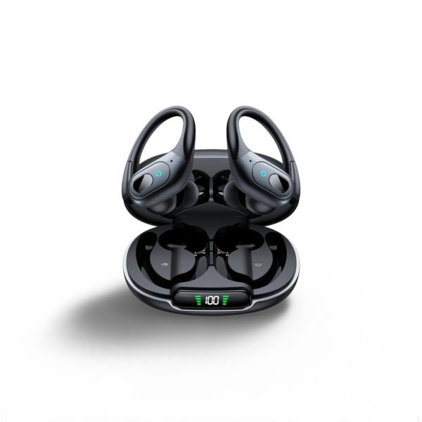 Bluetooth 5.3 Sweatproof Over-Ear Running Earphones with Ear Hooks